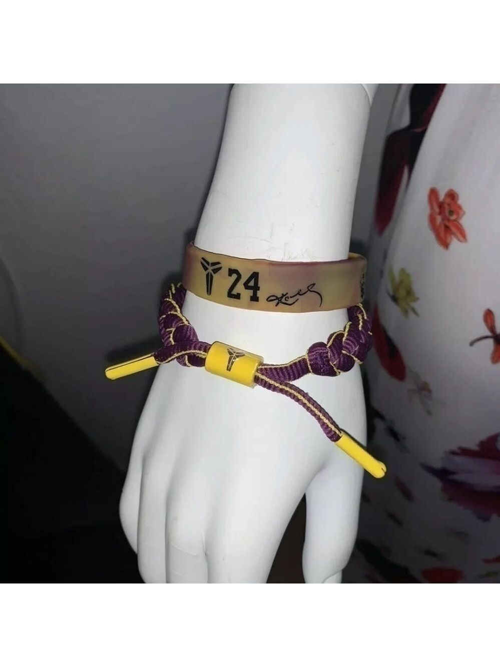 Kobe Bryant Adjustable Stretch Sports Bracelet Set of 2